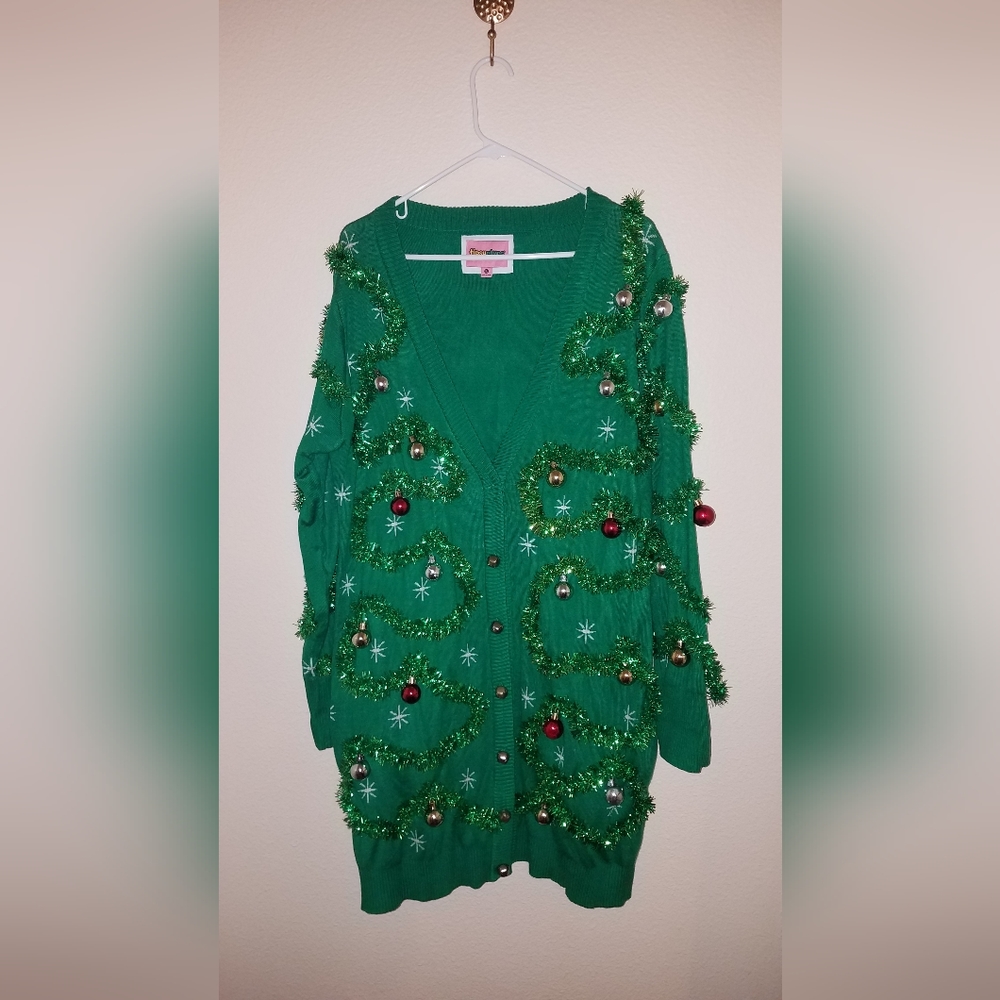 Tipsy elves decorated ugly sweater Christmas sweater / dress